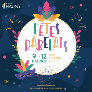 Nous serons présents aux Fêtes Rabelais à Chauny (02) !!