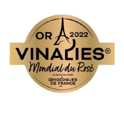 Concours Mondial du Rosé Vinalies - Médaille OR